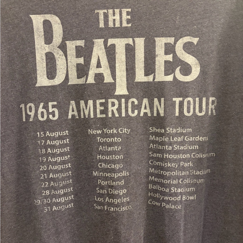 The Beatles Gray Short Sleeve Tee - Picture 4 of 4